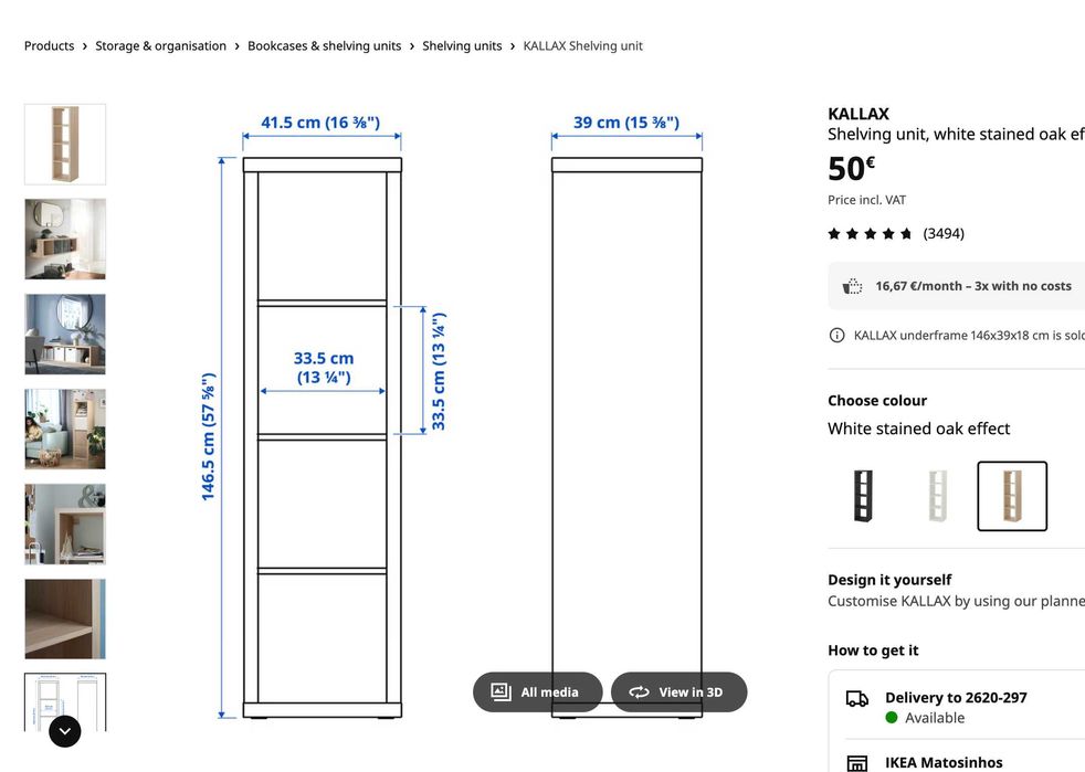 IKEA KALLAX Shelving Unit