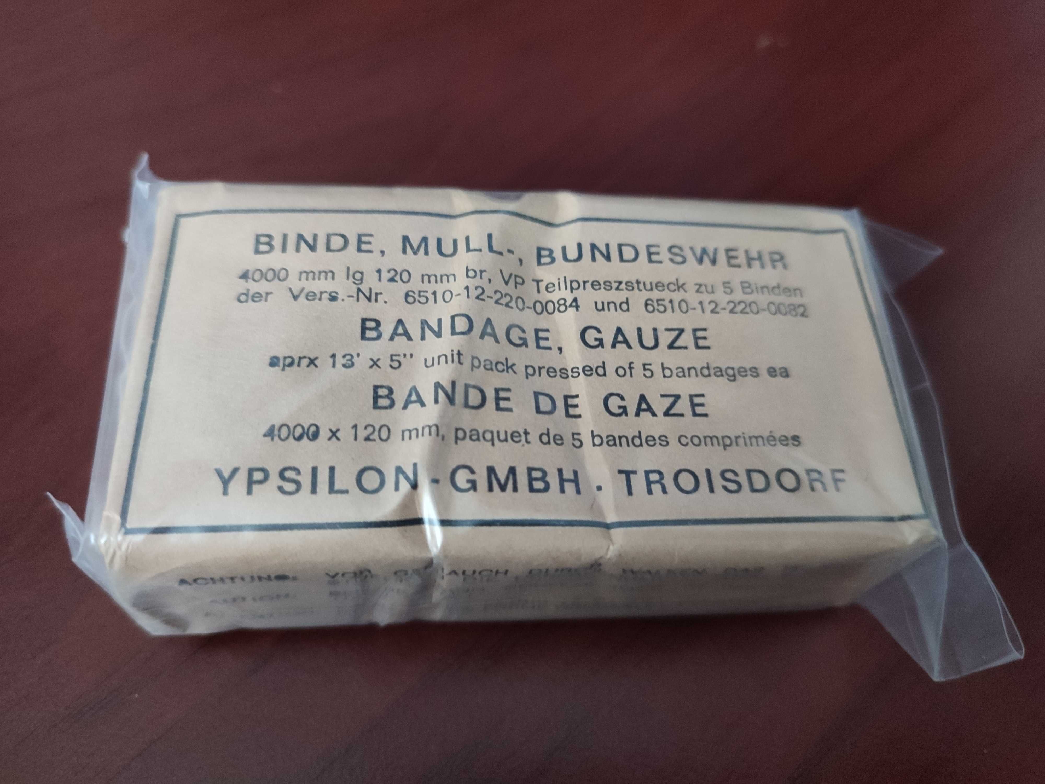 Индивидуальный перевязочный пакет Бундесвер binde mull Bundeswehr.