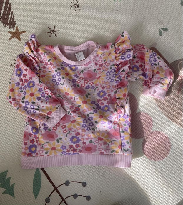 Paka zestaw bluz 92 Zara h&m ba.bi baby club crocodrillo
