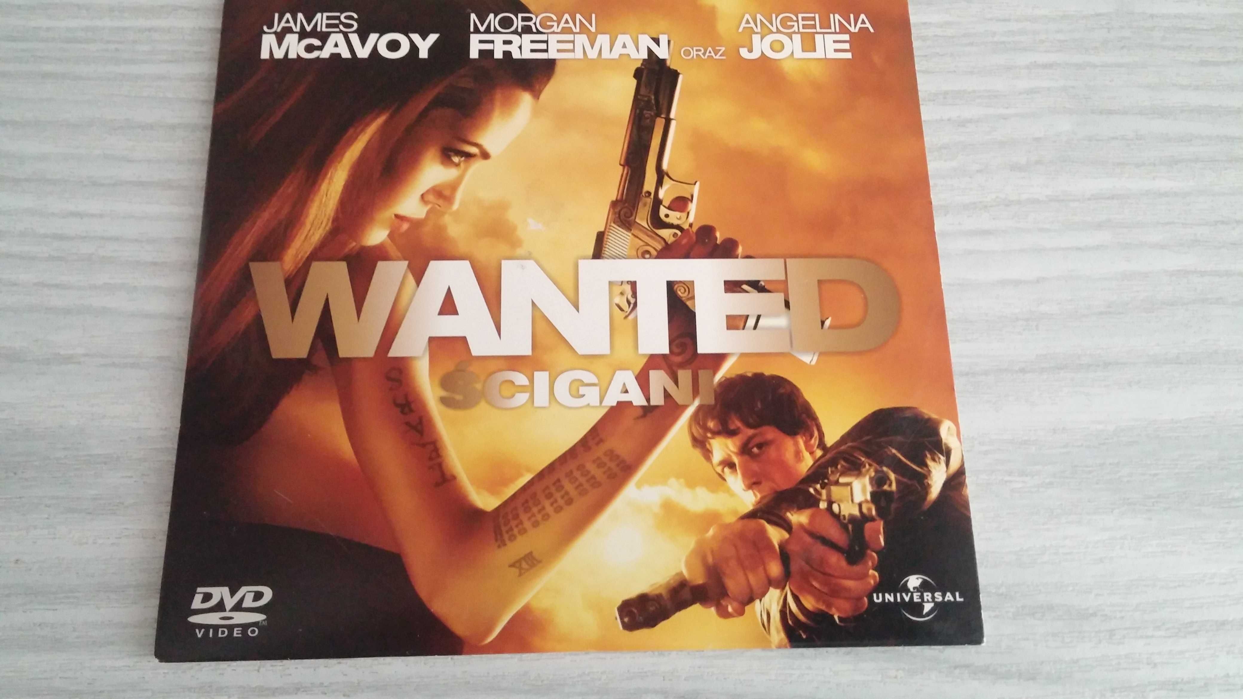 Film DVD WANTED Ścigani M.Freeman/A.Jolie  wysyłka