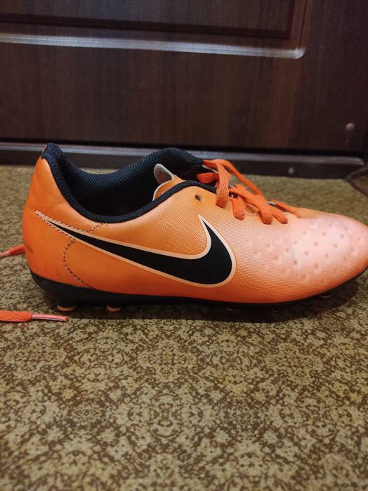 Бутсы, Найк, оранжевые