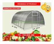Szklarnia, tunel ogrodowy 3x4,3x6itd, poliwęglan 4mm/6mm, 3 GRATISY