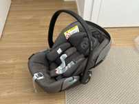 Ovo Bebé Cybex Cloud Z2+ Cinzento + Adaptadores & Capa de Chuva