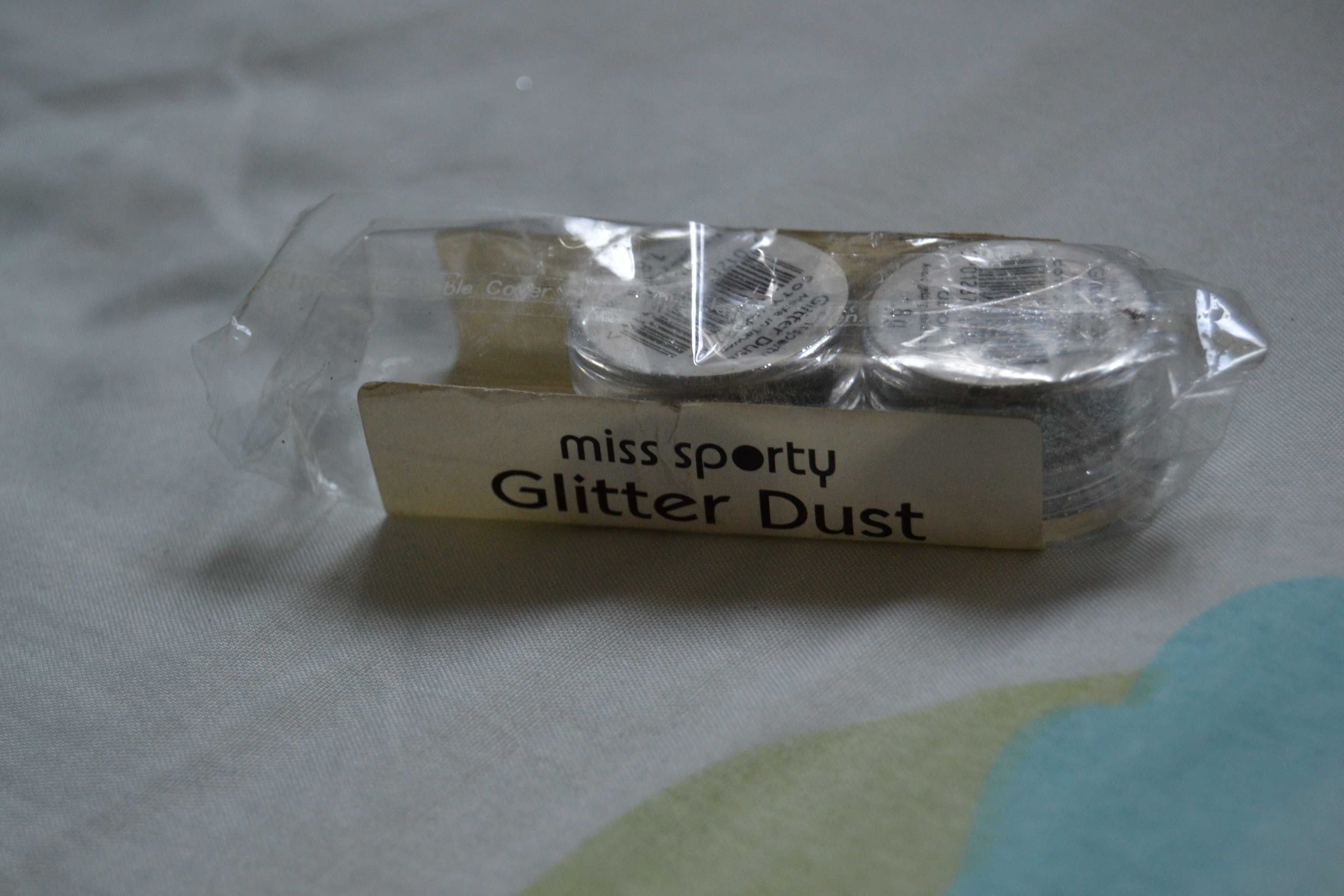Srebrny brokat Miss Sporty Glitter Dust sypki Nowy