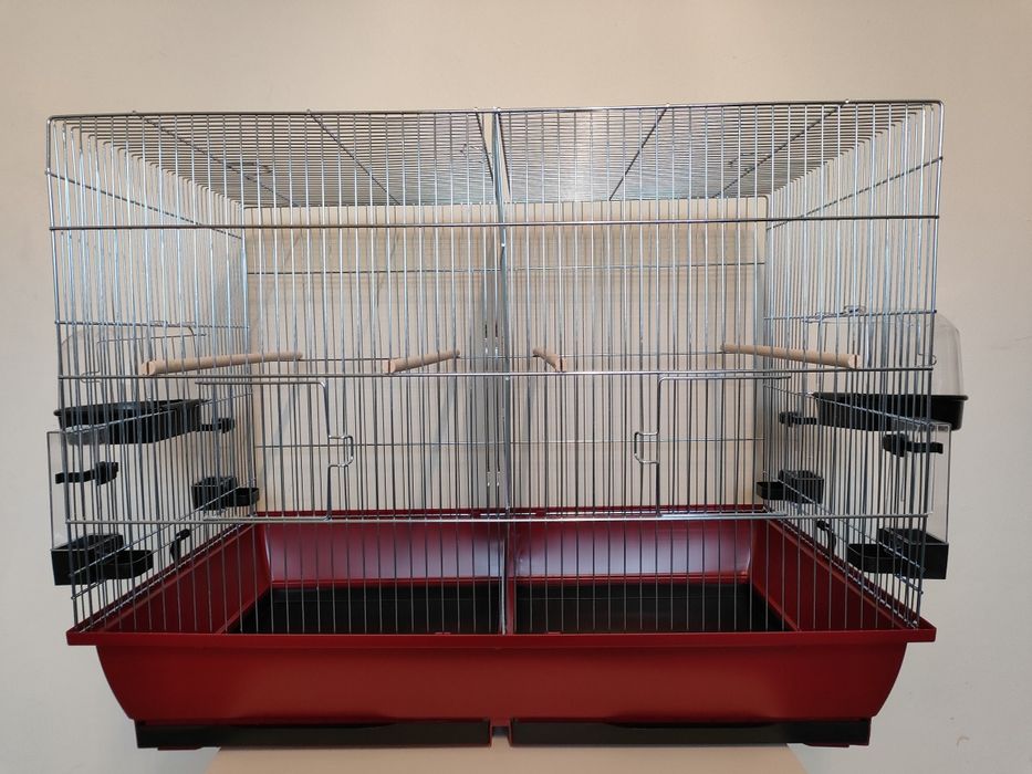 Klatka dzielona dla małych i średnich ptaków, papug.