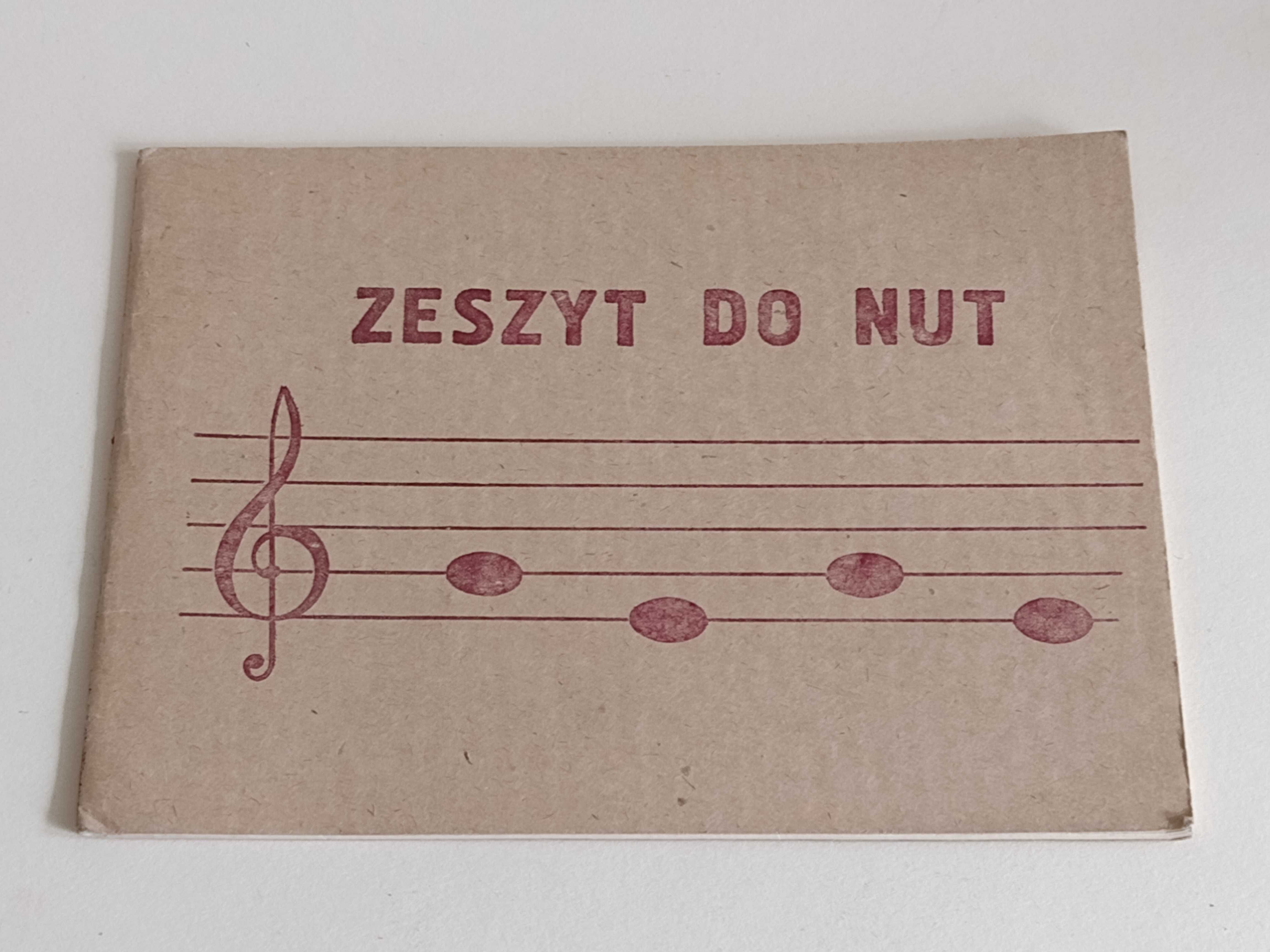 PRL- Stary Zeszyt do Nut- Nieużywany