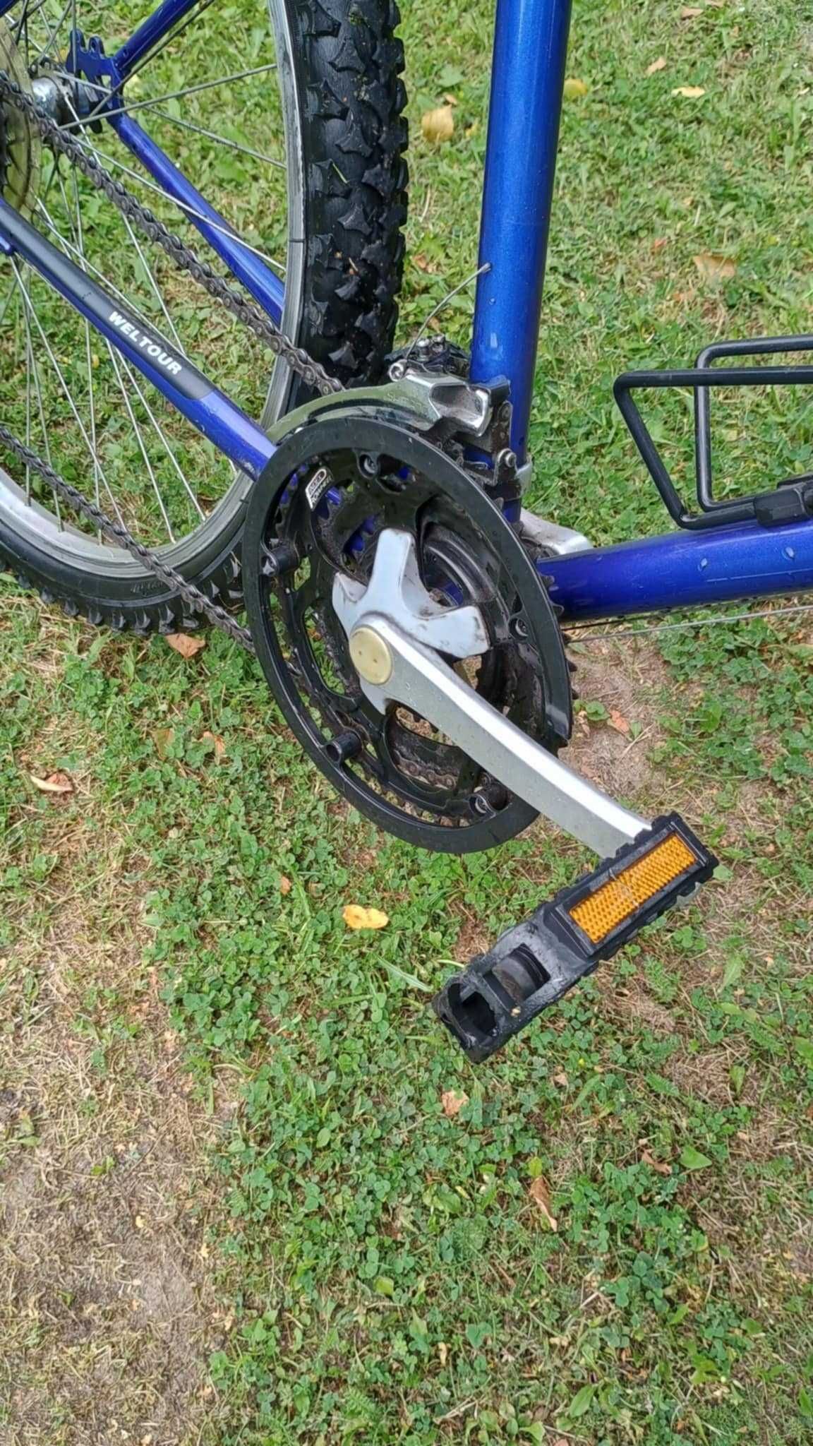 Rower górski Weltour rama 17" koła 26" przerzutki 3x7 Shimano, używany