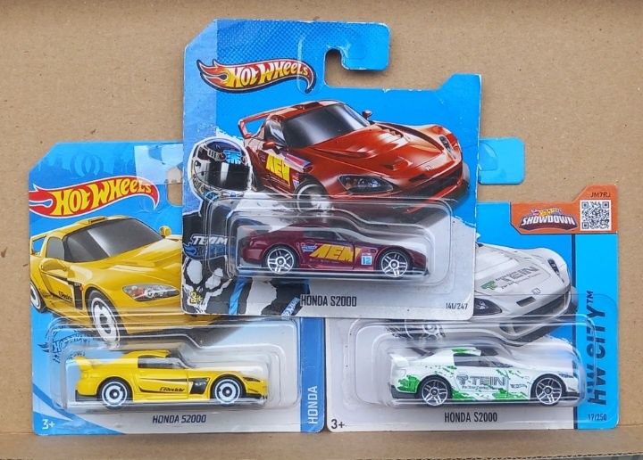 Honda s2000 hot wheels conjunto 3