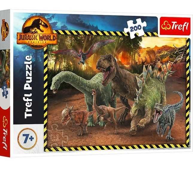 Nowe puzzle 200 dinozaury