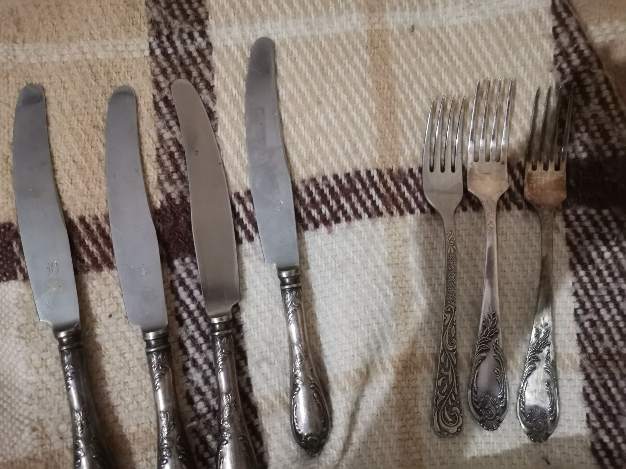 Набор ножей вилки нержавейка