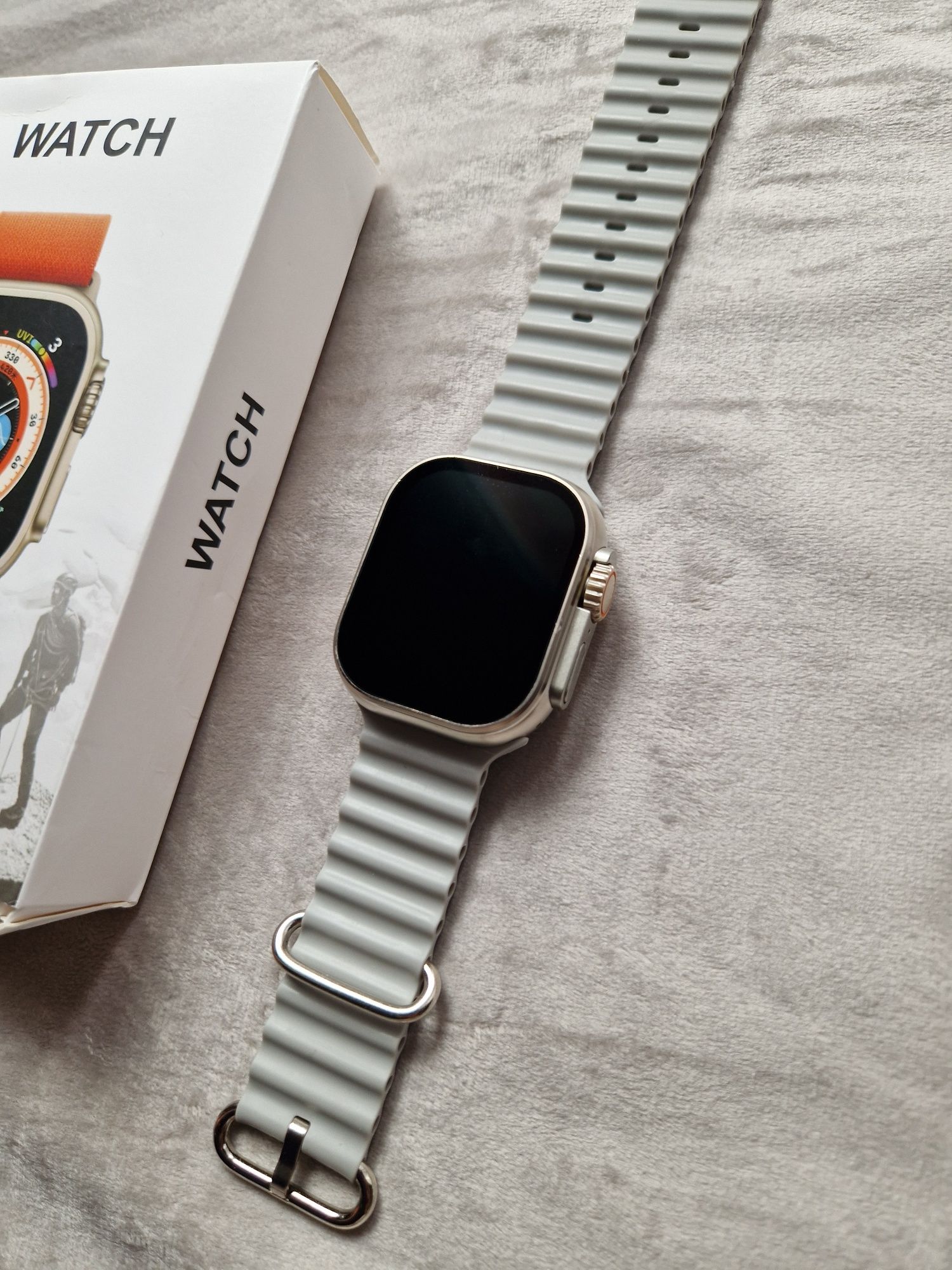 Watch szary 49mm, komplet wraz z ładowarką, smartwatch 4gen