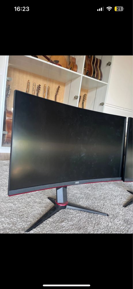 Monitores novos AOC