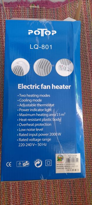 Aquecedor e ventilador