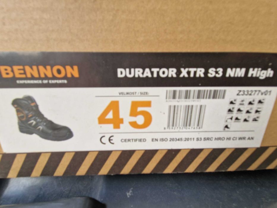 Bennon Durator XTR3 S3 NM High Rozm 45