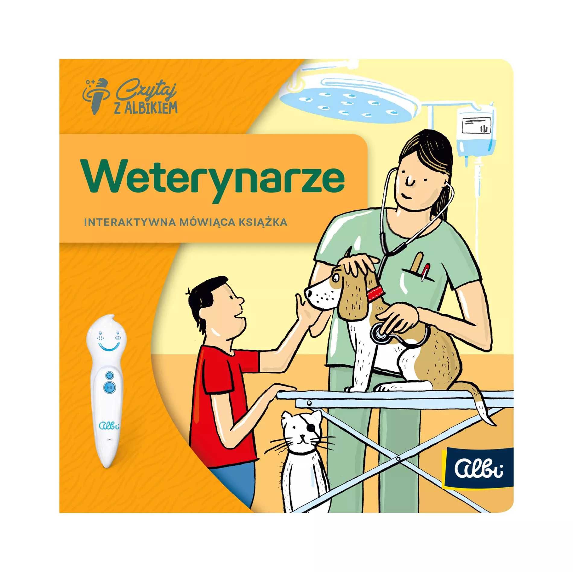 Czytaj z ALBIKIEM Interaktywna Miniksiążka zawody Weterynarze 5+ ALBIK