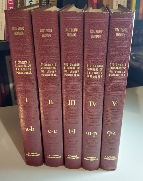 Dicionário Etimológico da Língua Portuguesa (5 Volumes)