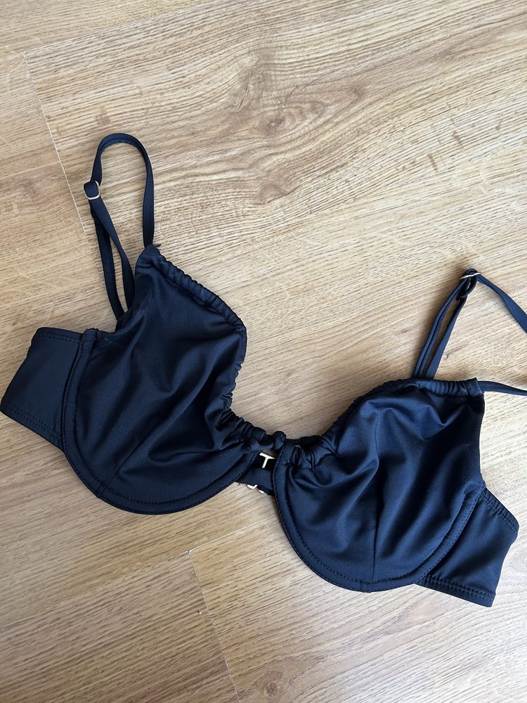 Bikini stanik góra strój kąpielowy czarny