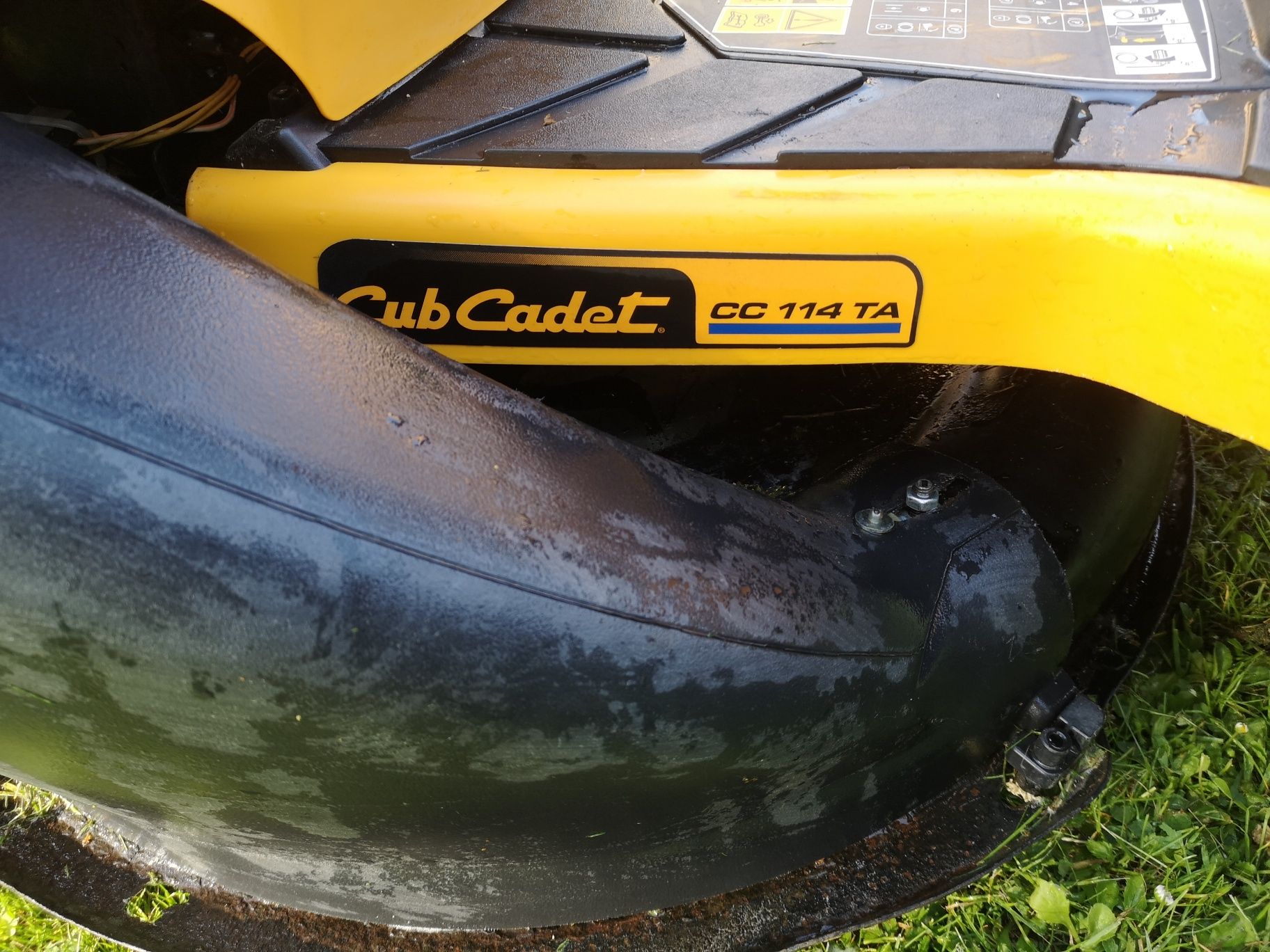 Traktorek kosiarka, Cub cadet cc114, nowy pasek, aku 24Ah