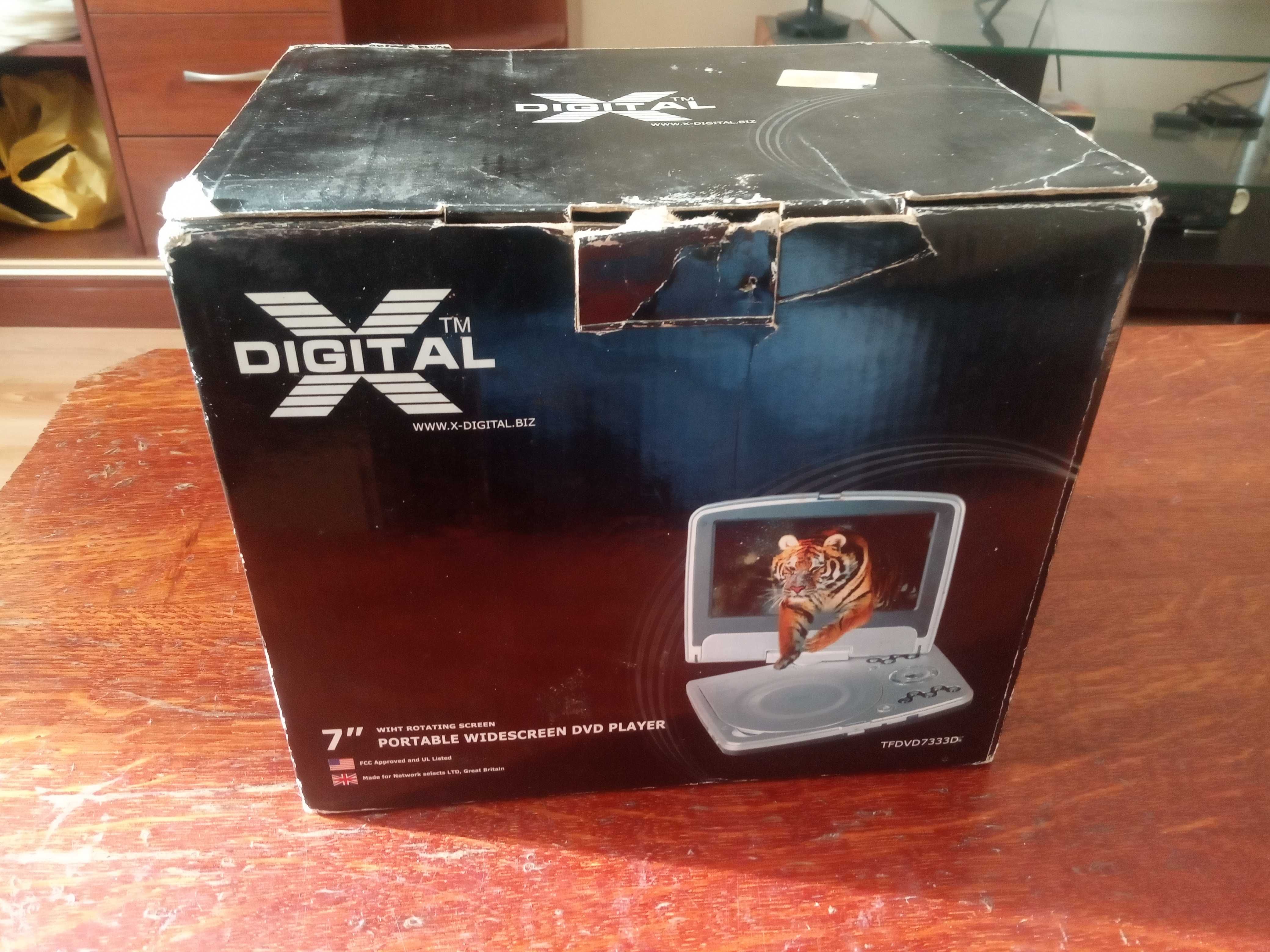 Портативний двд плеєр X-DIGITAL TFDVD7333D