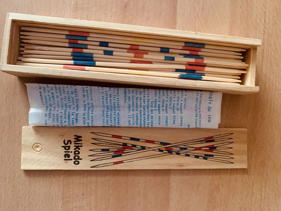 NOWA gra towarzyska/bierki Mikado drewniane