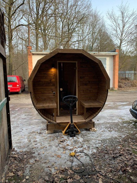 Sauna ogrodowa jakości premium wedle Twojej konfiguracji balia