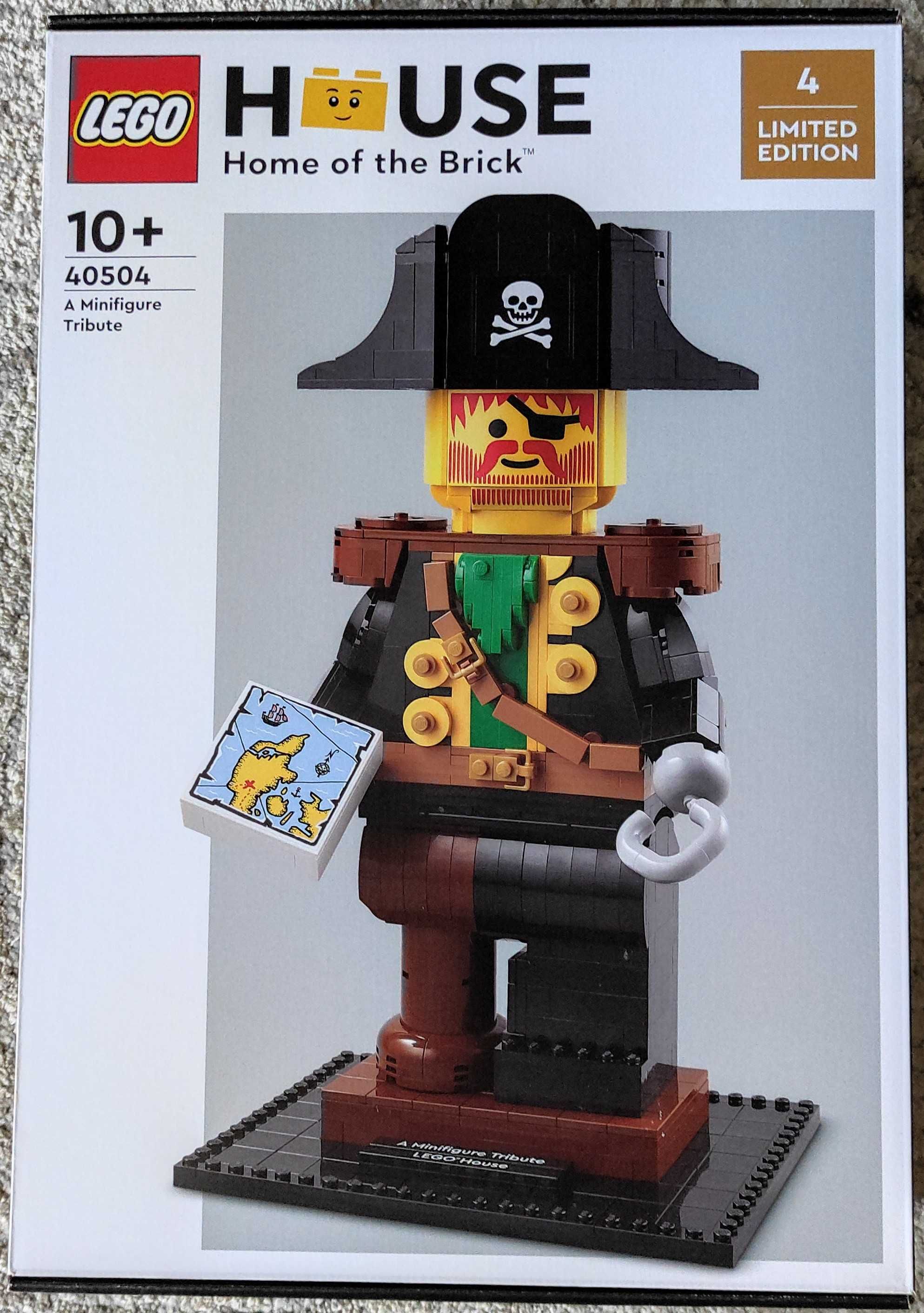 LEGO House 40504 Home of the Brick Tribute Pirat Kapitan Rudobrody
