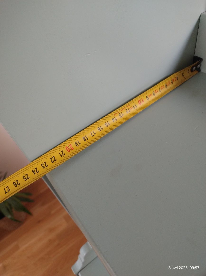 Półka szafka witryna leksvik Ikea litr drewno miętowa