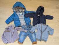 Paczka wiosenna dla chłopca wiosna kurtka; H&M Reserved; r. 68
