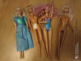 Lalki Barbie 4szt