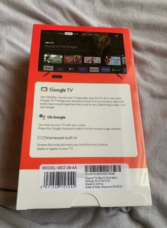 Xiaomi MI Box S Max 4K Ultra HD SMART 2 generacji