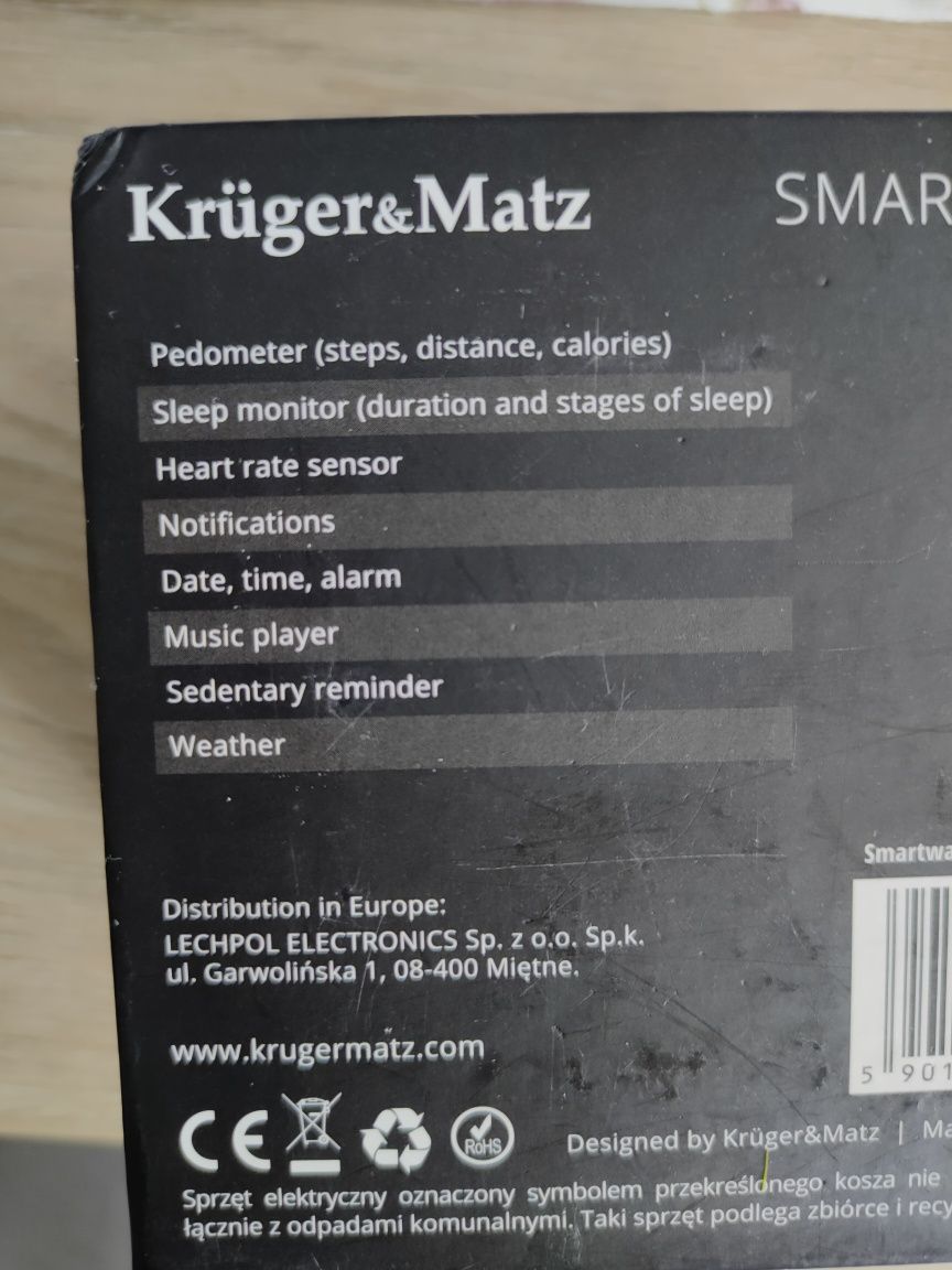 Smartwatch Kruger&Matz, jak nowy!