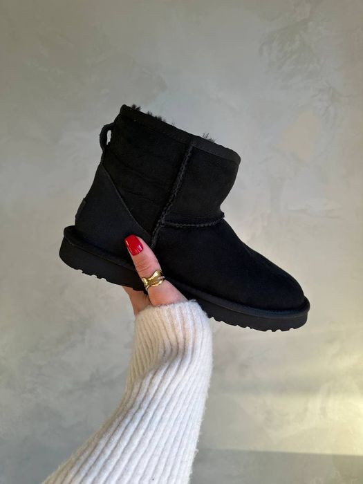 Уги Мужские UGG Mini Black (Замша)