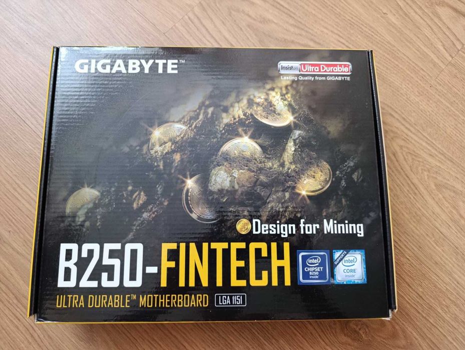 Gigabyte B250 fintech + xeon e3 1220v6+DDR4-16GB