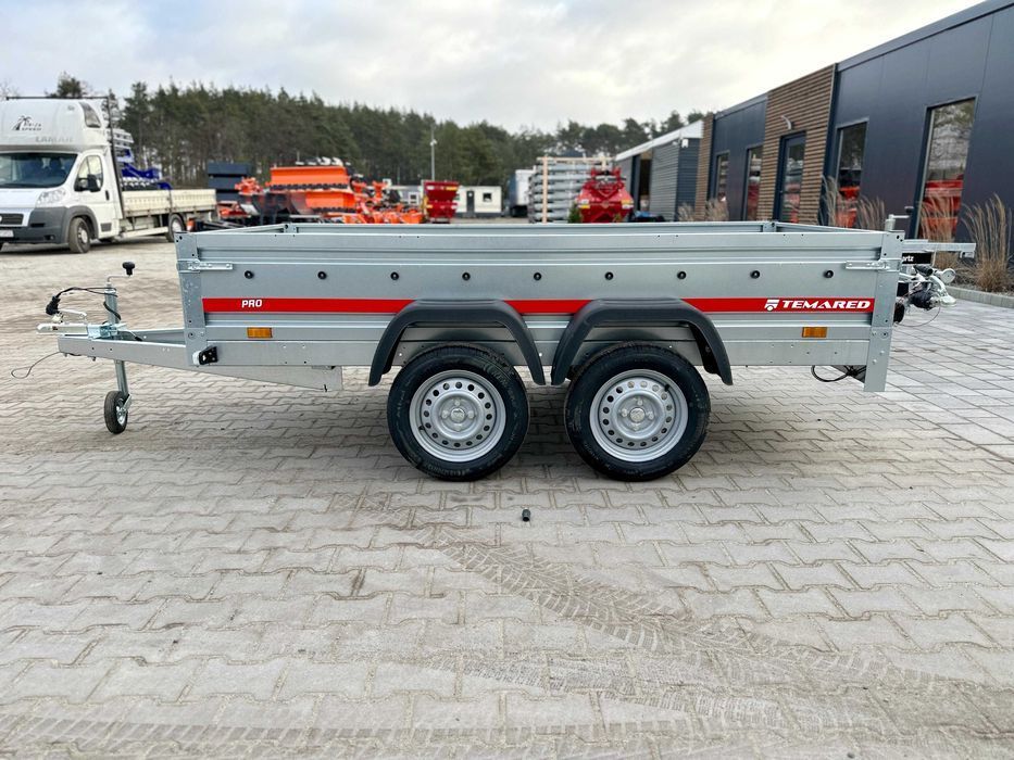 Nowa Przyczepka Samochodowa Temared PRO 2612/2 Przyczepa Dwuosiowa