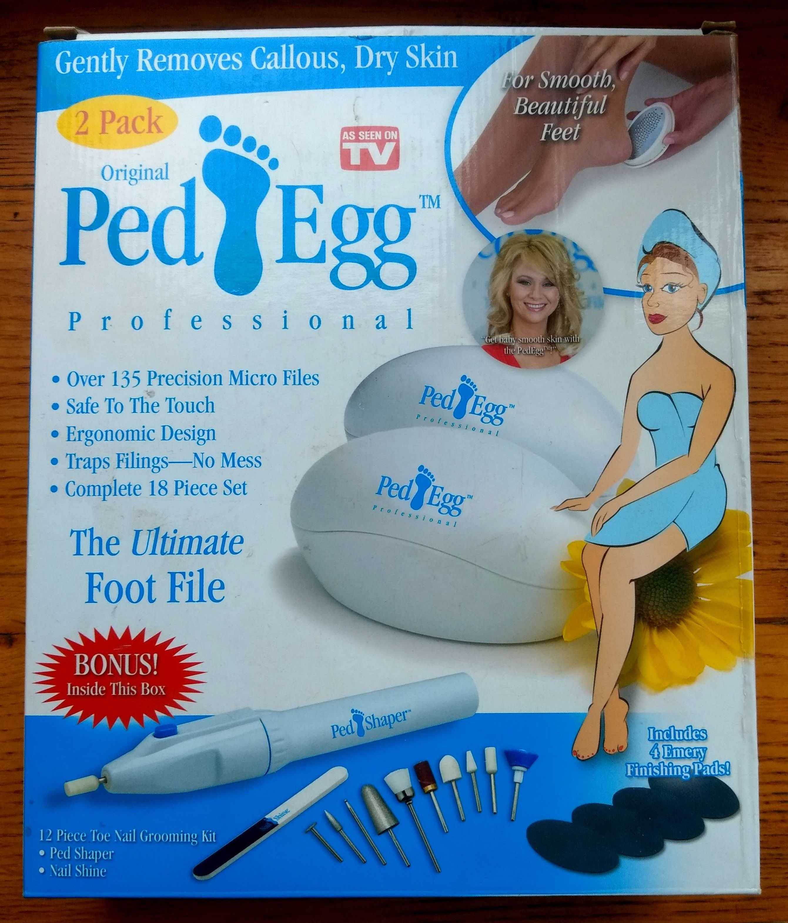 Ped Egg zestaw końcówek do Manicure i Pedicure - NIE UŻYWANE !
