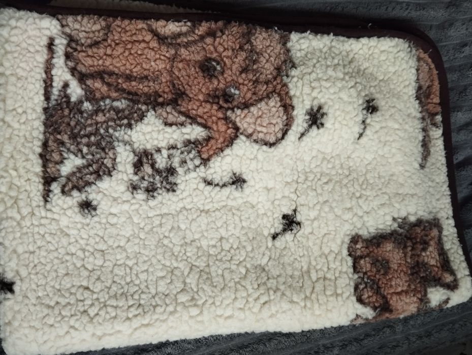 Зимова дитяча ковдра на натуральній овчині