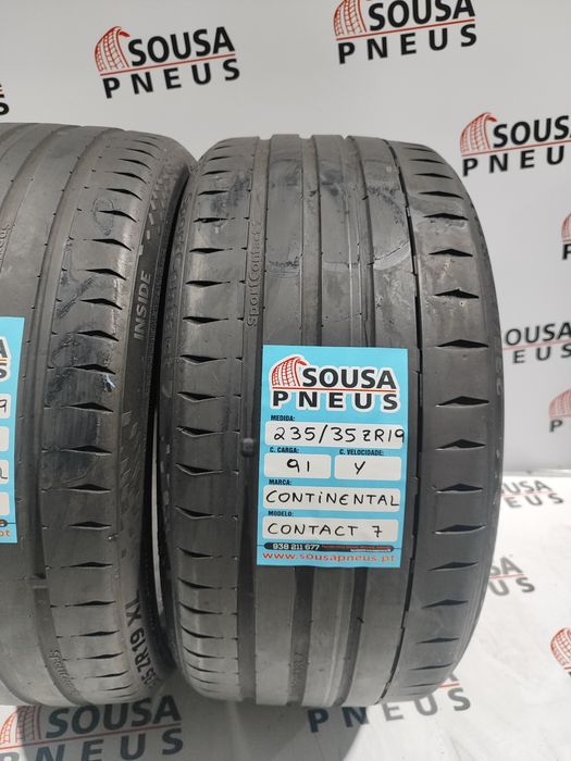 2 pneus semi novos 275-35R19 Continental - Oferta dos Portes