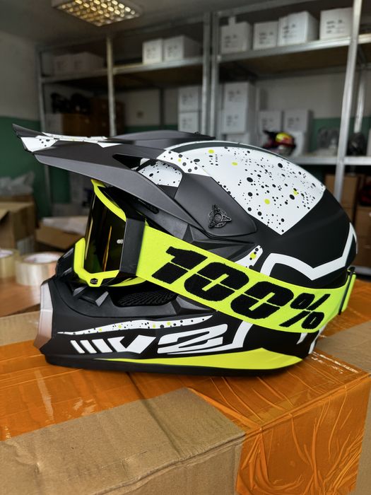Мото шлем эндуро кроссовый мотошлем