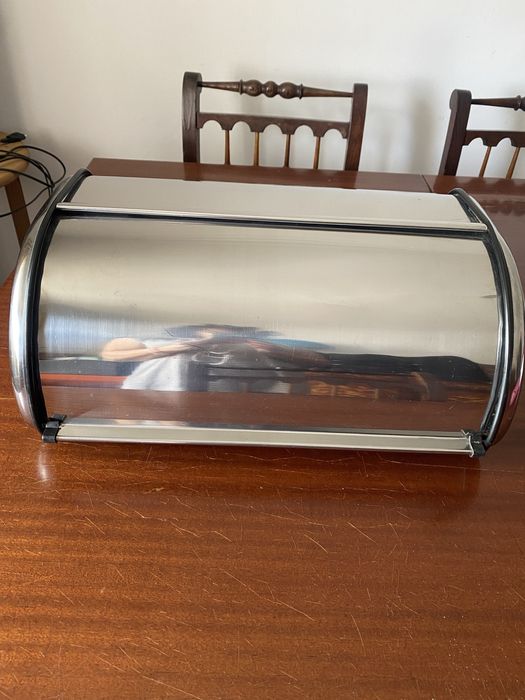 Caixa de pão inox