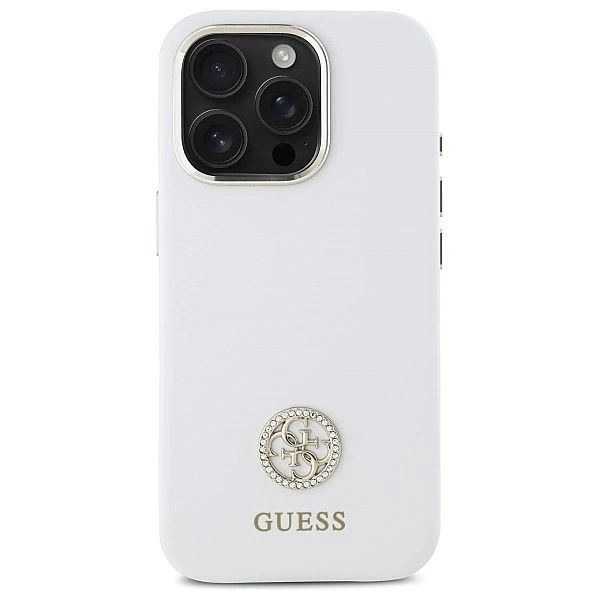 Guess GUHCP16XM4DGPH iPhone 16 Pro Max 6.9" biały/white hardcase Silic