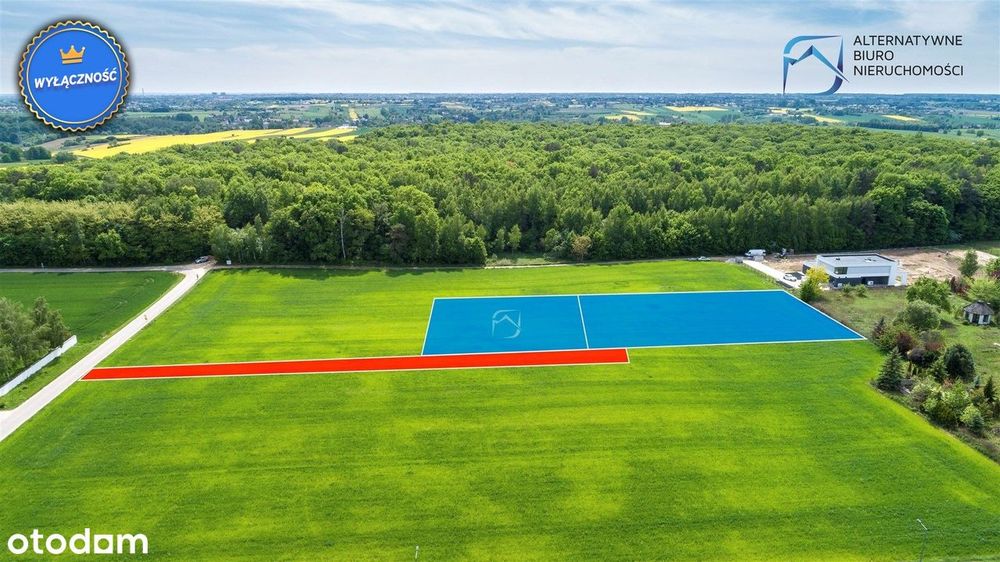 Działki pod lasem w Smugach