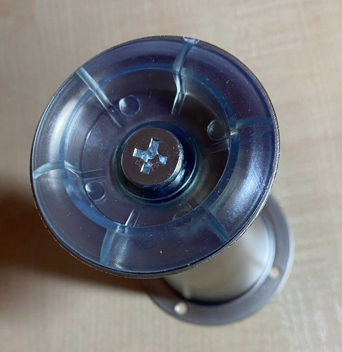 Ніжка меблева регульована,латунь h=100(+7см)