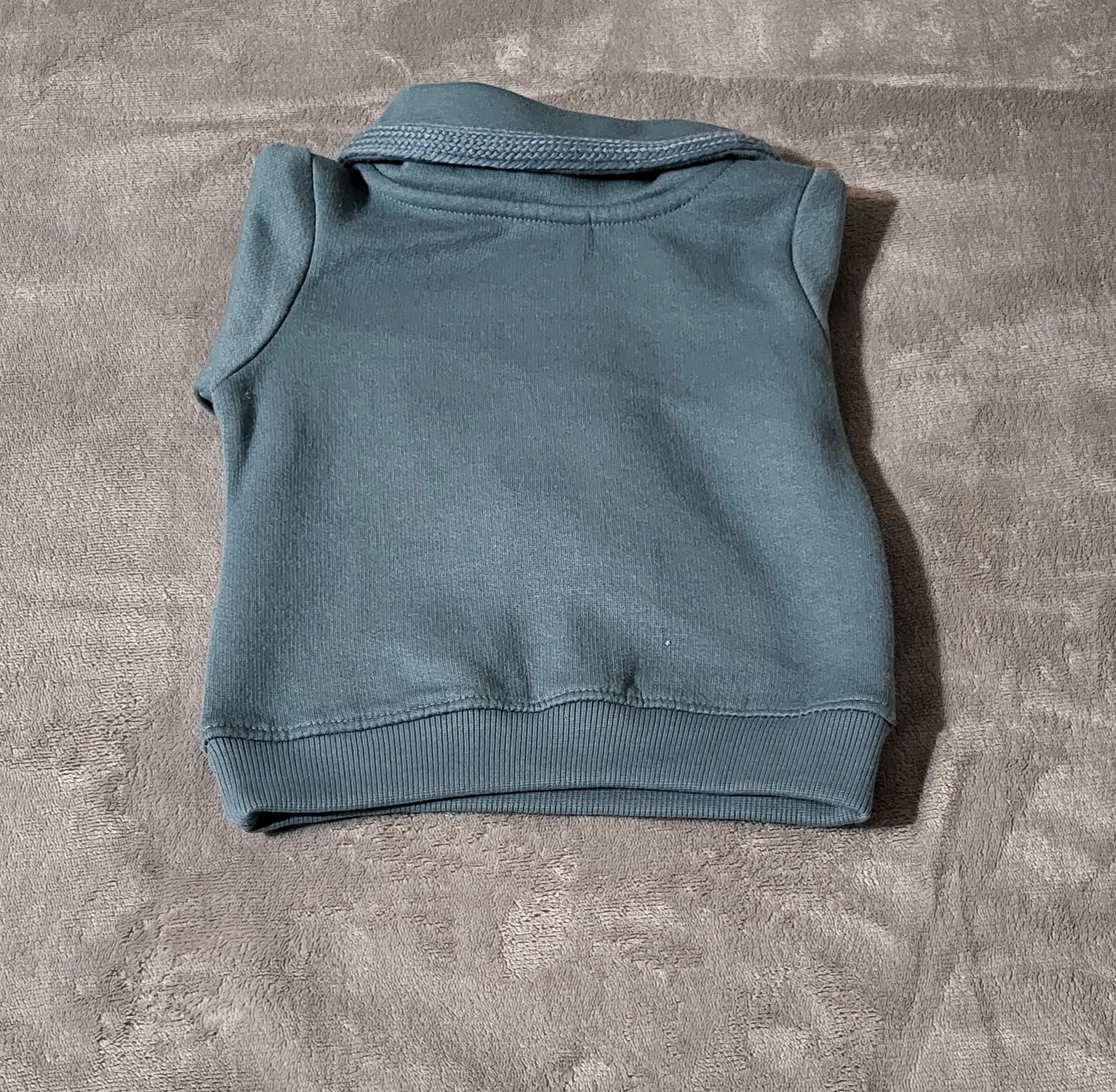 Bluza chłopięca, zielona, kołnierz, dopodopo baby, 80