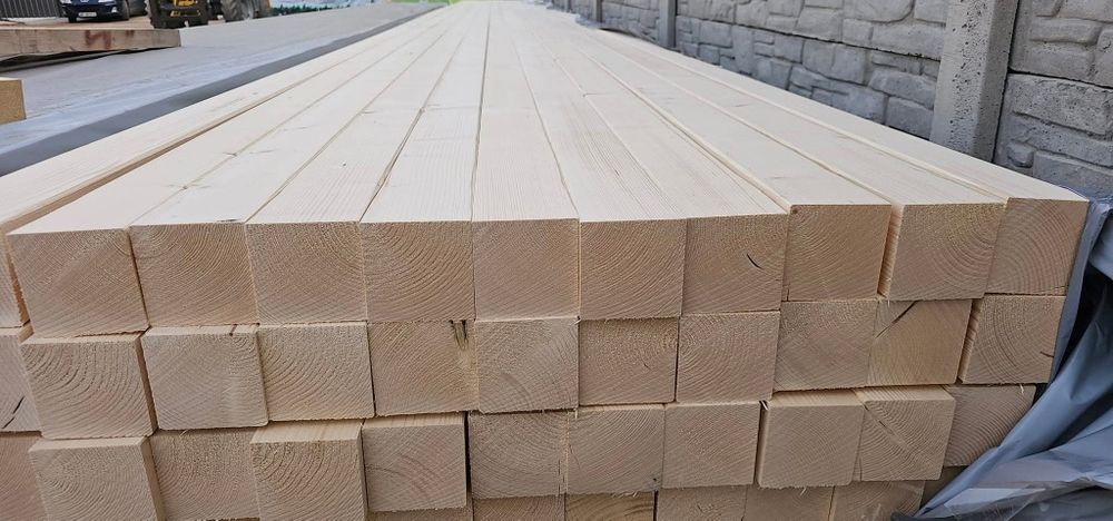 Drewno KVH. Słup 14x14, suche, świerk, altan, Promocja