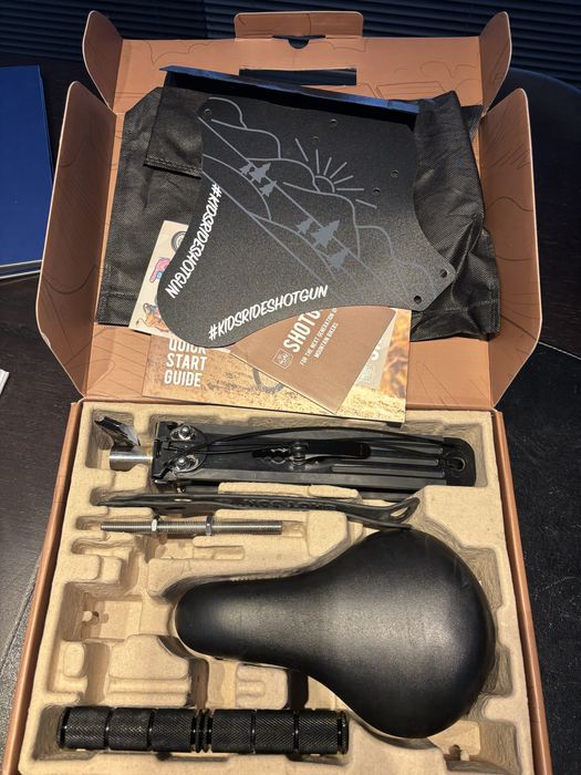 Shotgun siodelko rowerowe dla dziecka 2-5 lat