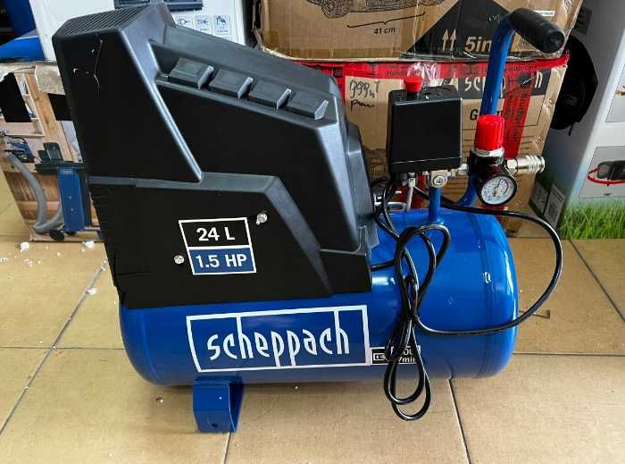 Kompresor bezolejowy Scheppach HC25O 24 l 8 bar