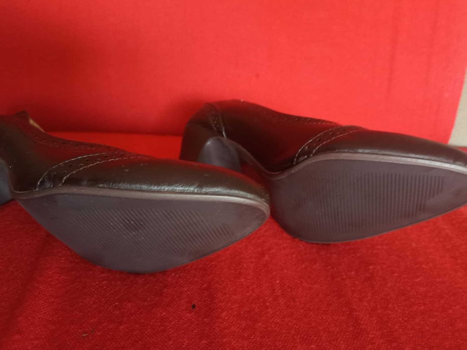 Czółenka damskie ciemno brązowe - oddam za darmo