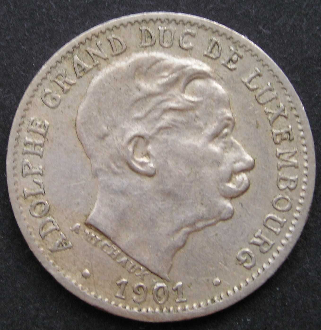 Luksemburg 5 centimes 1901 - książę Adolf