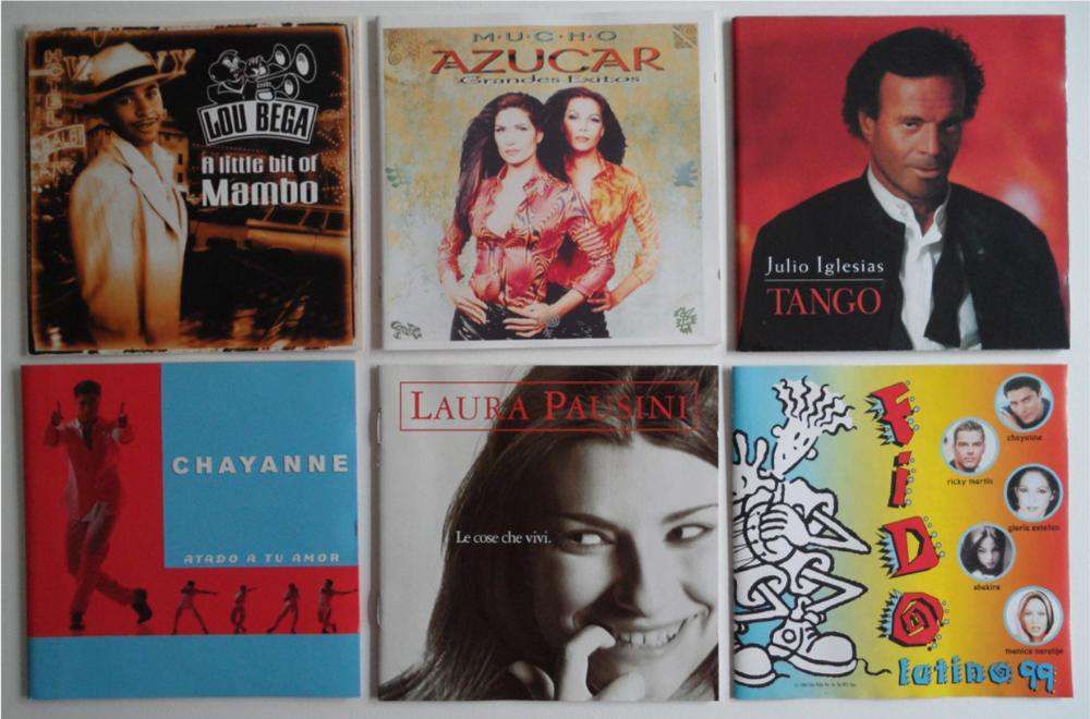 CD's Musica Pop / Latina (individualmente ou o lote)