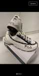 Fila buty snakersy biale odblaskowe